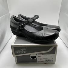 NWB Dansko Fawna Mary Jane size 36 US 6 black leather new we  re Only tired on