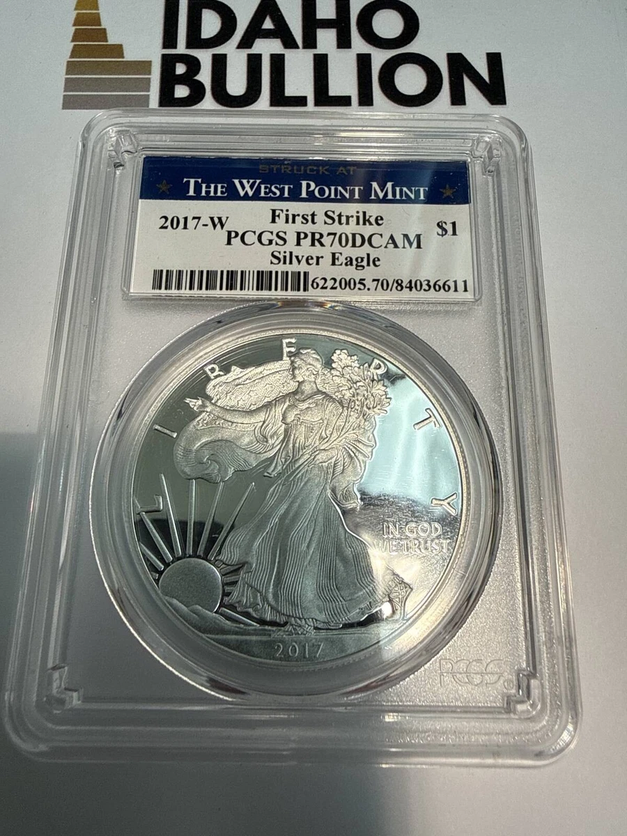 アメリカ　＄1　イーグル銀貨　２０１７年　PCGS PR70DCAM アメリカ ＄1 イーグル銀貨 2017年 PCGS PR70DCAM Pr70dcam - Etsy
