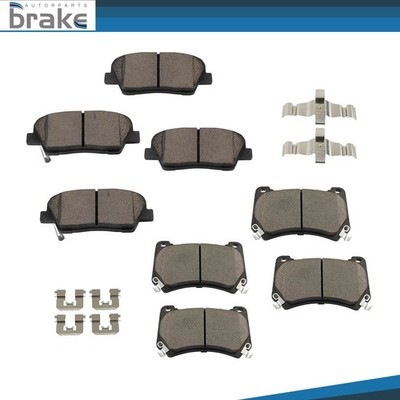 Front & Rear Ceramic Brake Pads For HYUNDAI 2011 EQUUS 2009 For Genesis V8 4.6L