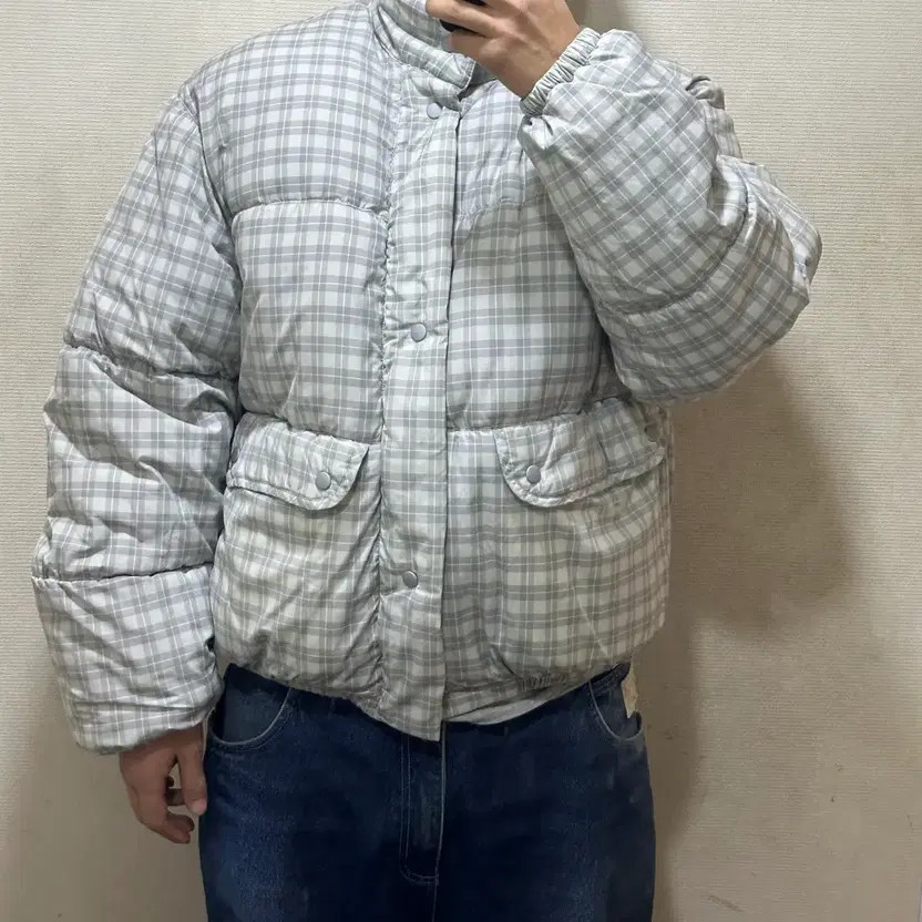 Ader Error Lennox Puffer Checkered Padding Jacket… - image 5