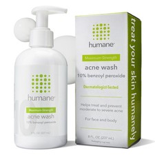 Benzoyl Peroxide Acne Body Wash - 10 Maximum-Strength Face, Skin, Butt, and ...
