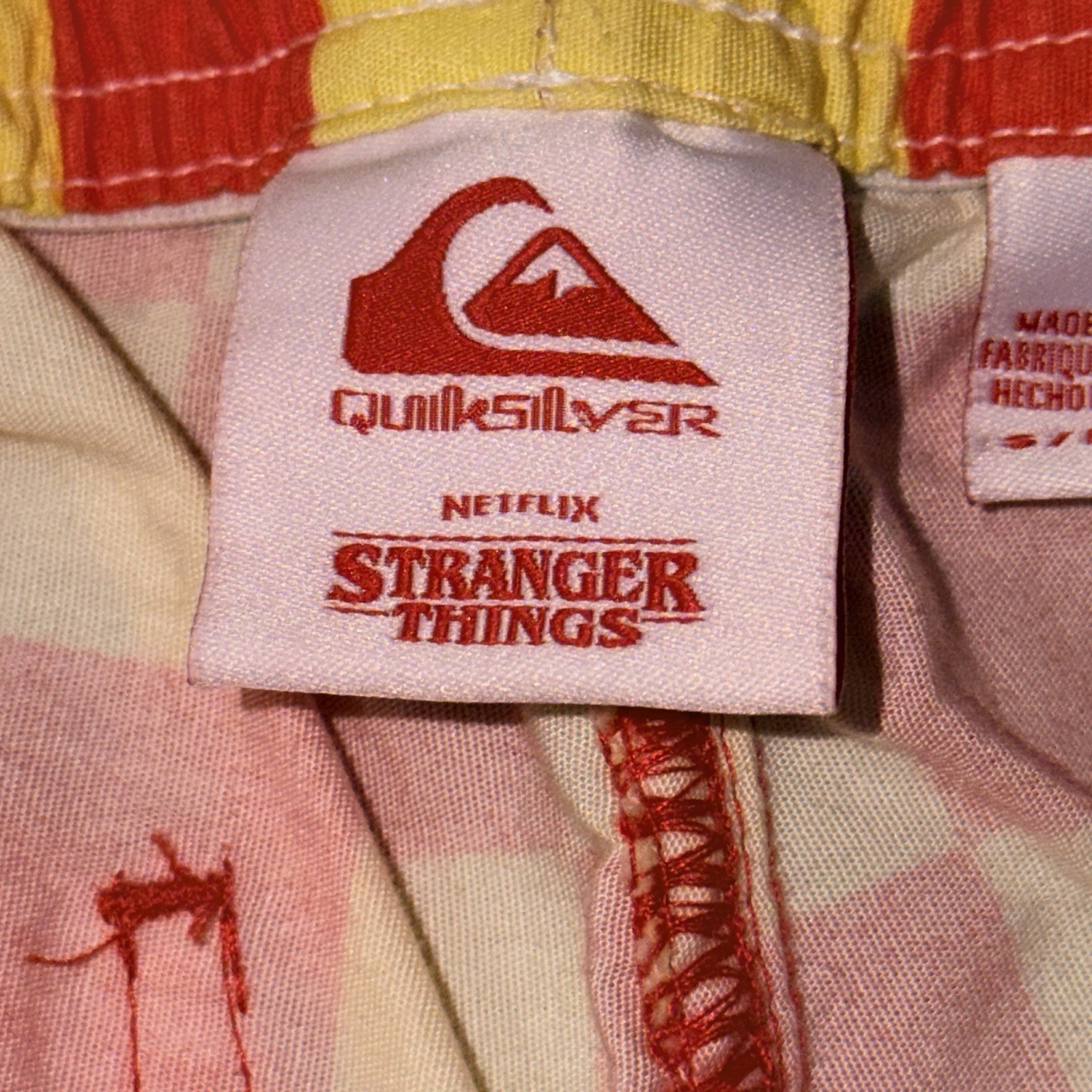 Quicksilver x Stranger Things Men Small Board Sho… - image 4