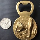 1960s Bottle Opener SOLID BRASS Spanish Bull Fighter Matador Manolete Heavy — photo 2
