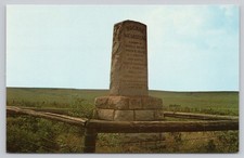 Knute Rockne Memorial Postcard - Flint Hills, Cottonwood Falls, Kansas