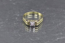 Antiker Diamantring, 585er Gelbgold, 1930er, ...