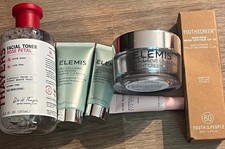 Mixed Brands Face/Neck Skin Care Set Toner Cleanser Moisturizer SPF 60 Rose