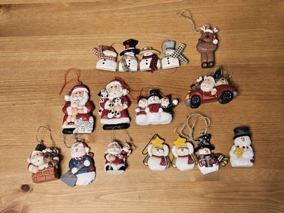 Lot of 13 Vintage Eddie Walker Ornaments
