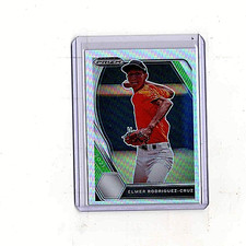 Elmer Rodriguez-Cruz - 2021 Panini Prizm Draft Picks #PDP105 Silver Prizm (RC)