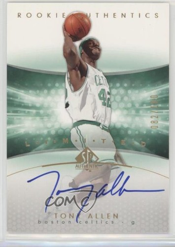 Tony Allen [Autograph Limited] #163 2004 SP Authentic card