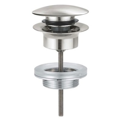 GROHE Ablaufgarnitur mit Klickverschluss supersteel (65807DC0)