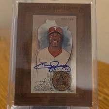 Topps Allen & Ginter 2023 Framed Mini Autographs #MA-JRO Jimmy Rollins Auto