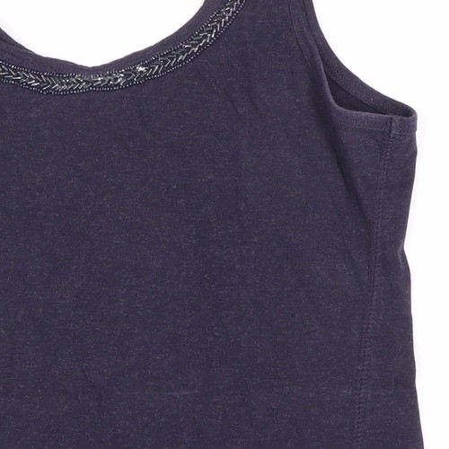 Superdry Womens Blue Tank Top Scoop Neck Small - Picture 5 of 12