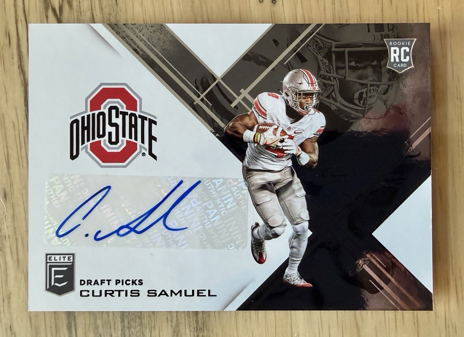Curtis Samuel Panini Elite Draft Picks #166 Autograph