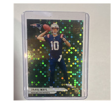 Panini 2024 Donruss Elite Rookies Drake Maye Patriots #185 Green Disco RC