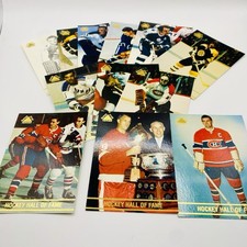 1992 SUPER STAR HEROES - HOCKEY HALL OF FAME - 12 CARD SET - HOWE / ORR / DRYDEN