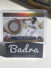 2024 Topps Pristine #PPAR-CB - Corbin Burnes (AU, MEM) Pristine Pieces Gold/50