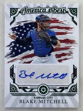 Blake Mitchell 2025 Panini Boys Of Summer America's Best Emerald Auto /5 ABS-BMI