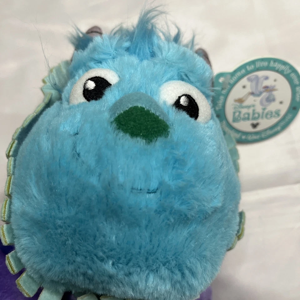 Disney Babies Monsters, Inc. Sully 12" Stuffed Toy Plush with Blanket with Tag - Image 4 of 4