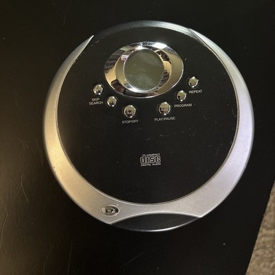 Durabrand Portable Digital CD Player Model CD-895 Black/Silver - TESTED, WORKING