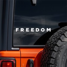 Charlie Kirk Freedom Decal Sticker Vinyl Car Truck Window Laptop Patriotic USA