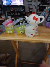 McDonalds 2017 Sanrio Hello Kitty 8 pieces Complete Tea Set. I