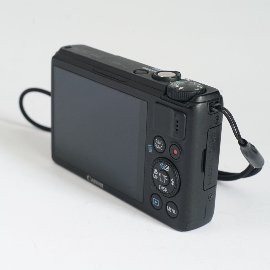 Canon PowerShot S100/S100v Digital Camera Black 12.1 MP 5x Optical