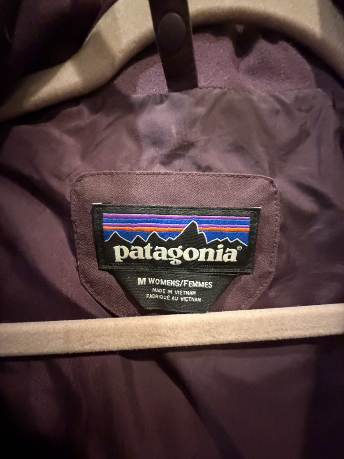 PATAGONIA Women’s Double Layer Down and Shell Jacket Coat Size M image 6