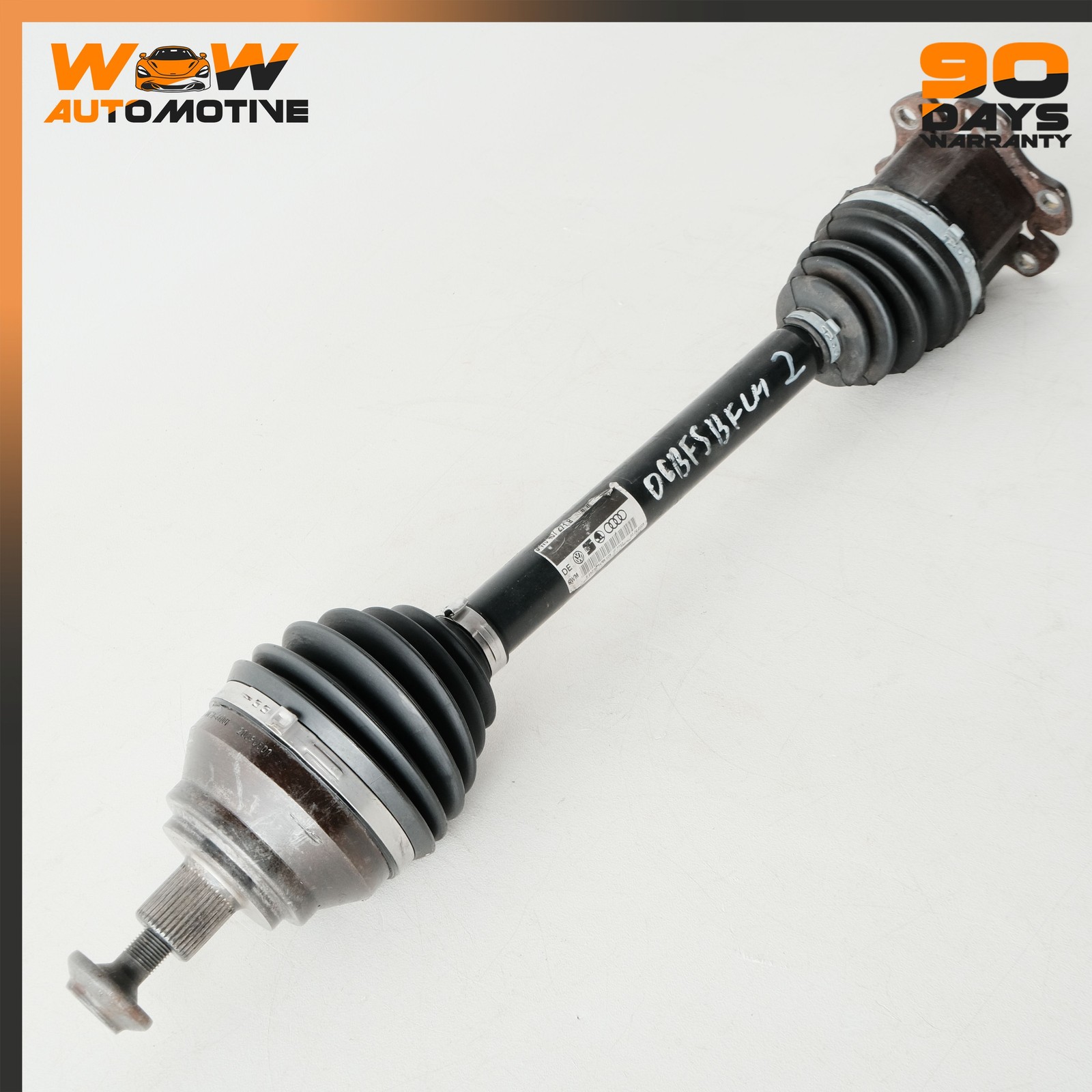 04-13 BENTLEY CONTINENTAL FLYING SPUR GTC GT FRONT LEFT CV AXLE SHAFT OEM