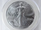 NobleSpirit 2024 American Silver Eagle First Delivery Nugget Sig CAC MS70