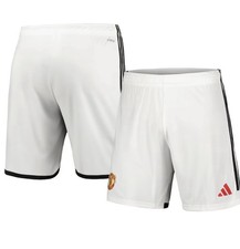 Adidas Men  s Manchester United Home Training Shorts White XL