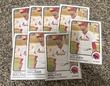 8 Card Rc Lot 2022 Topps Heritage Minors #46 Jordan Walker Rookie