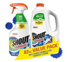Shout Advanced Action Gel Laundry Stain Remover, 22 oz. Trigger 60 oz. refill