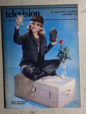 TV MAGAZINE St Louis (MO) Post-Dispatch November 22 1981 Lorna Patterson cover