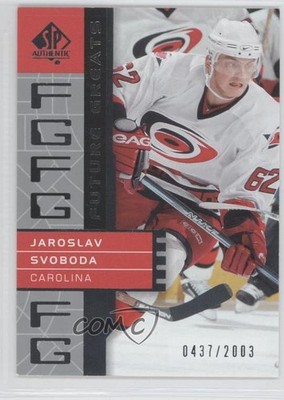 2002-03 SP Authentic Future Greats 437/2003 Jaroslav Svoboda #111 1s7