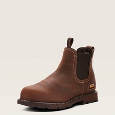 Ariat Men's Groundbreaker Chelsea Waterproof Steel Toe Work Boot
