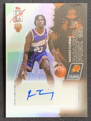 2025 Topps Signature Rasheer Fleming Base (RAW)