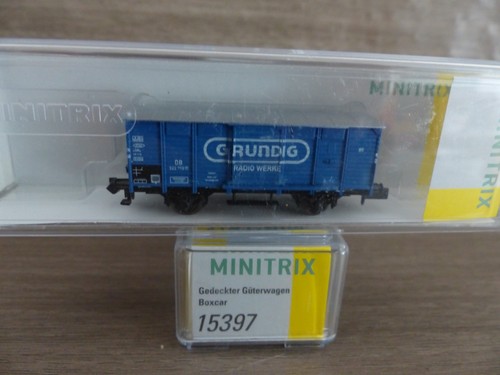 Minitrix N 15397 gedeckter Güterwagen Bauart G 02 in OVP | Condition: Neu