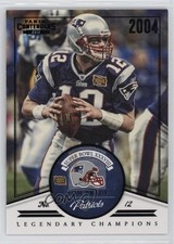 2012 Panini Contenders Legendary Champions Black 44/50 Tom Brady #8