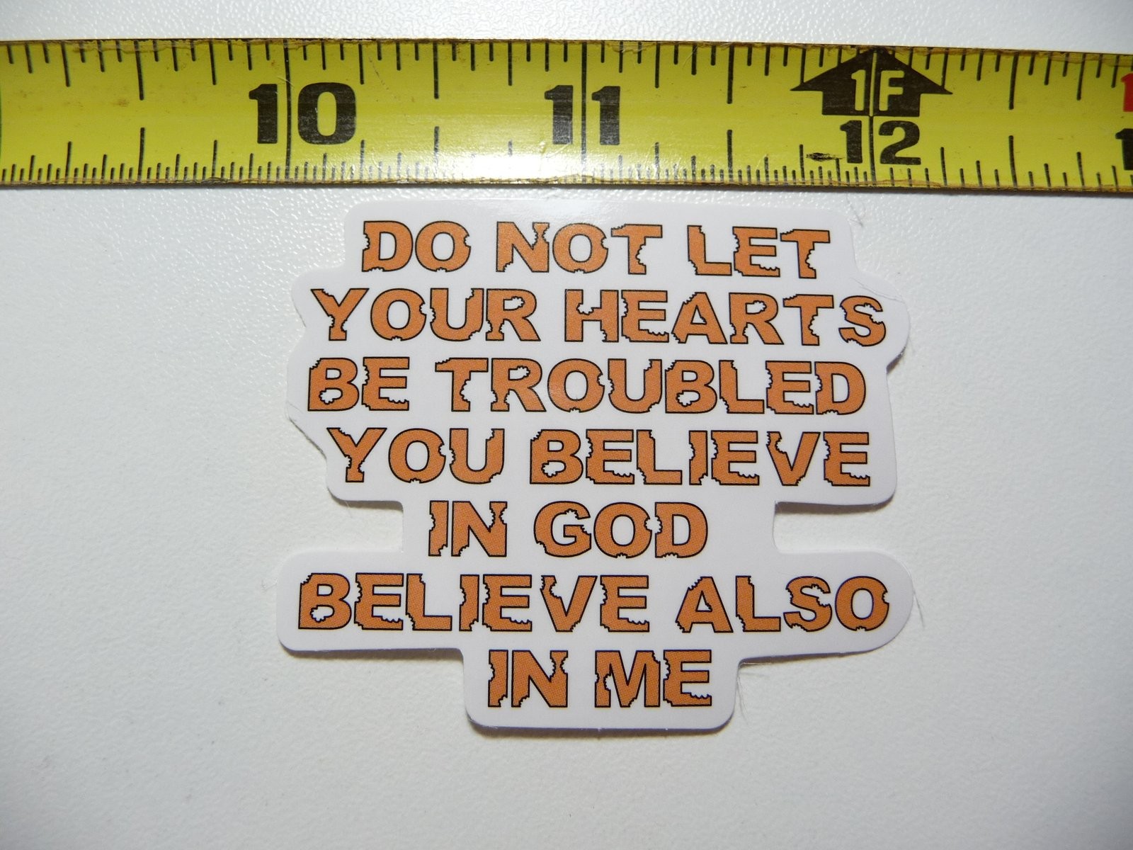 Believe in God and Me Decal Sticker for Faith Church Christian Belief