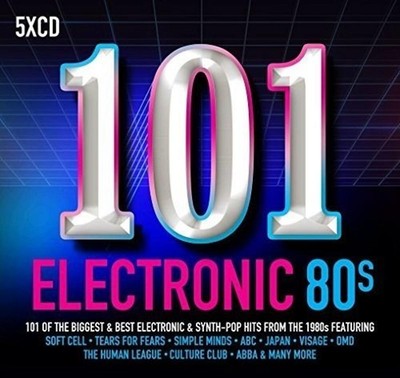 VA - 101 Electronic 80s SOFT CELL YELLO SIMPLE MINDS 5CD NEU OVP