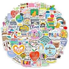 200 PCS Funny Teacher Stickers, Teacher Appreciation Stickers for Adults Wome...