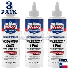 Lucas Oil 10153 High Performance Assembly Lube 8oz - 3 Pack