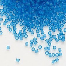 Miyuki Delica Transparent Matte Colbolt 11/0 Seed Beads , 2 Grams