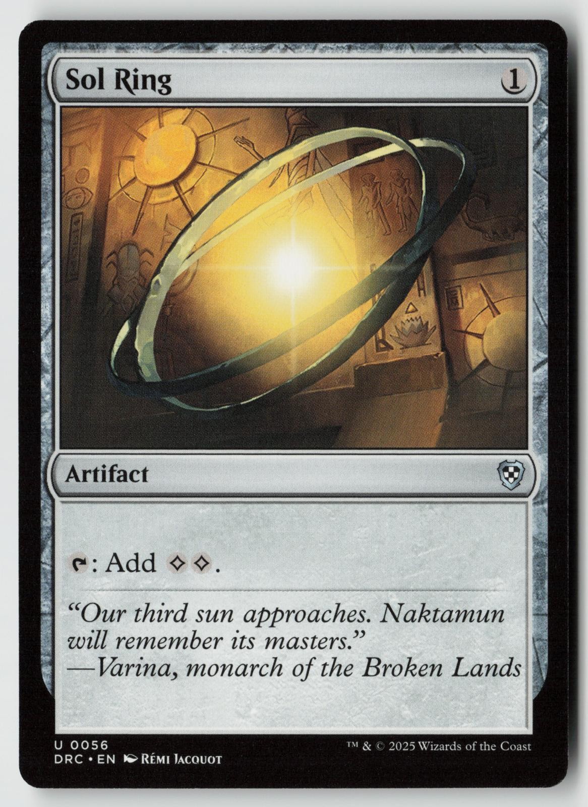 Sol Ring (0056) 56 Commander: Aetherdrift Magic: The Gathering NM