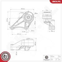 Esen SKV Motorlager Lagerung Motor Vorne FüR Opel Astra H Caravan 1.7 Cdti