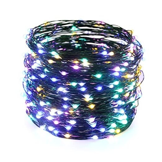66ft Multicolor LED String Lights with 200 Starry Lights for Outdoor Decor