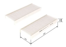 BOSCH Filter, Innenraumluft 1 987 432 194 für NISSAN