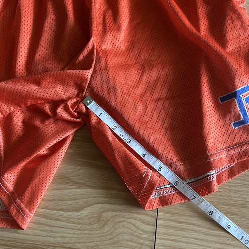 Inaka Power Basketball Shorts Orange Lightning Bolt