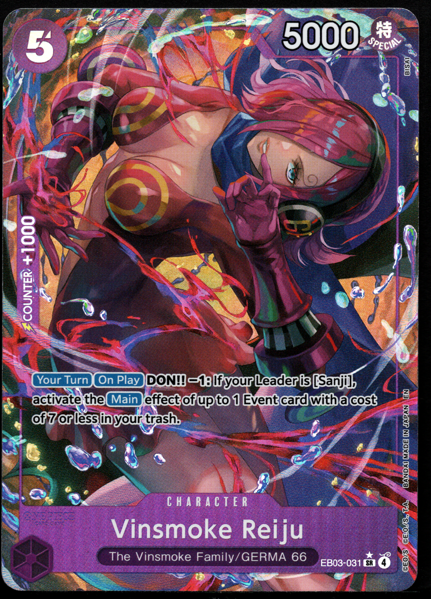 Vinsmoke Reiju | EB03-031 | SR Alt Art NM | Heroines Edition | One