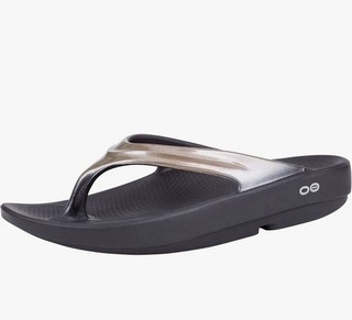 OOFOS OOlala Luxe Recovery Sandal Women’s Size 10 Latte